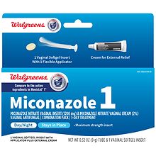 Walgreens Miconazole Vaginal Insert and Cream | Walgreens