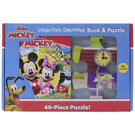Disney Little First Look and Find Book & Puzzle