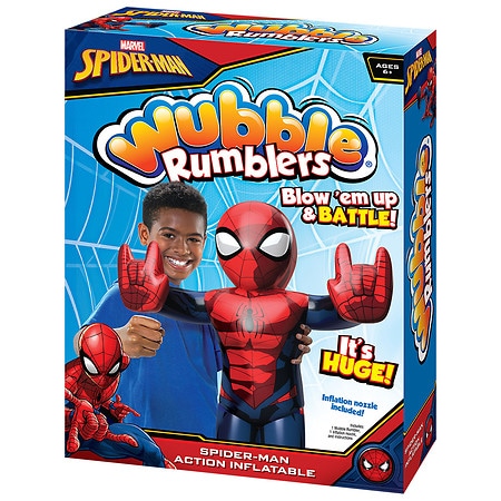 Wubble Rumblers Avengers Spider-Man Action Inflatable