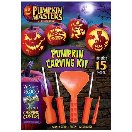 Pumpkin Masters HALLOWEEN PUMPKIN CARVING KIT - OPEN STOCK
