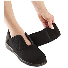 Silvert's Extra Wide Comfort Steps Shoes for Women, Black | Walgreens