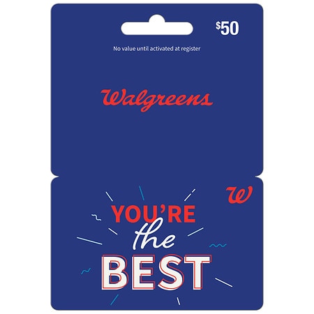 Walgreens Just For You Gift Card $50