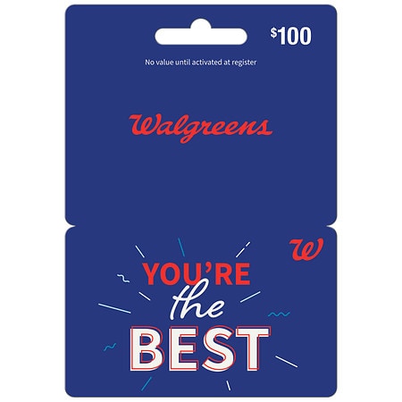 Walgreens Just For You Gift Card $100