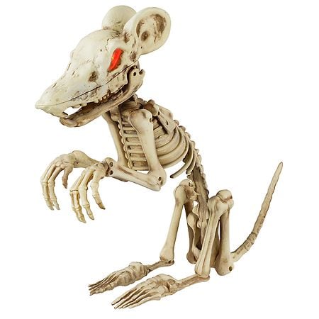 Festive Voice ANIMATED SKELETON RAT Bone