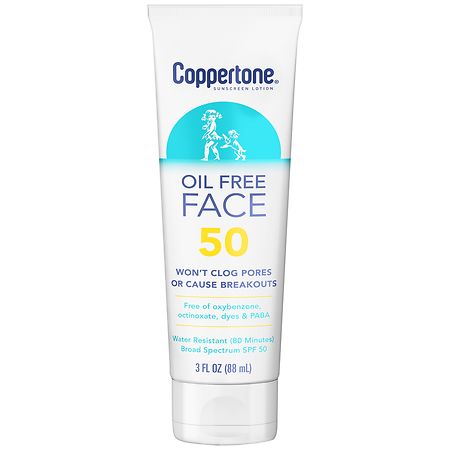 oil free sunscreen for face spf 50