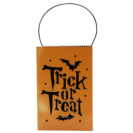 Festive Voice Metal Lantern, Trick or Treat