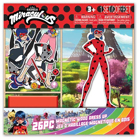 Miraculous Magnetic Wood Dress Up Puzzle