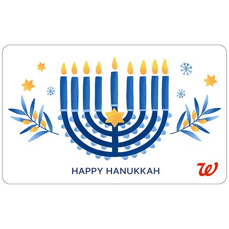 Walgreens Hanukkah eGift Card