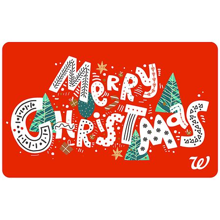 Walgreens Merry Christmas eGift Card