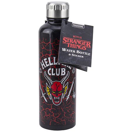 Paladone Stranger Things, Hellfire Club Metal Water Bottle