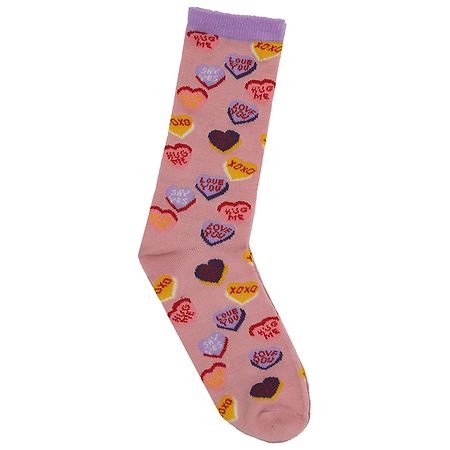 Festive Voice Valentine's CREW SOCKS