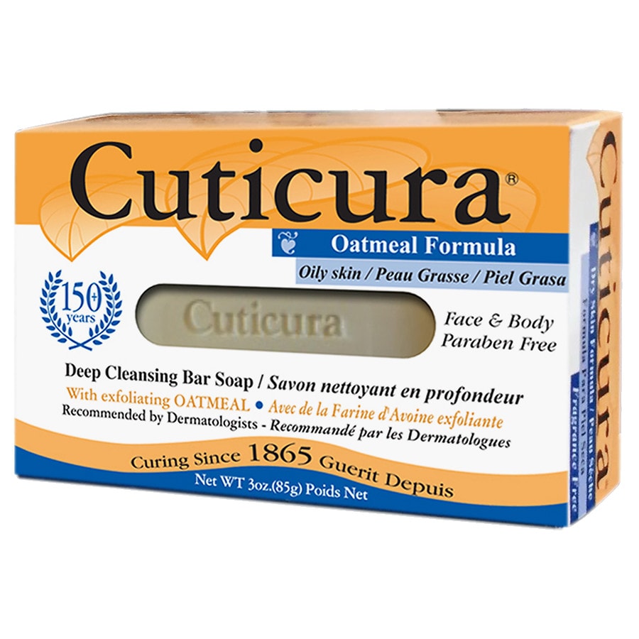 Cuticura Medicated Anti-Bacterial Bar, Oily Skin Formula