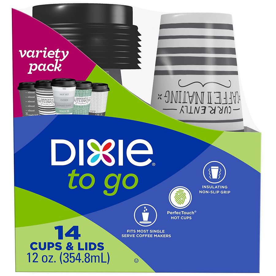 small dixie cups with lids