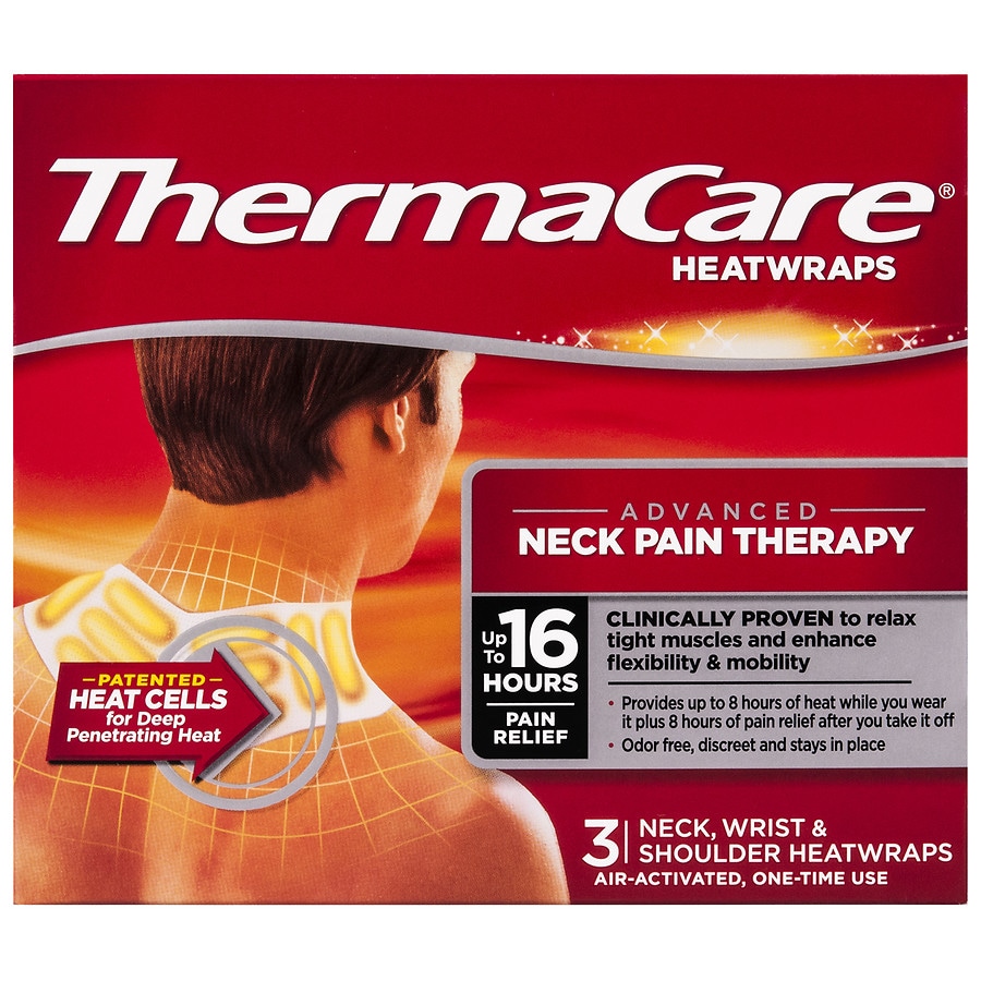 ThermaCare Advanced Neck, Wrist & Shoulder Pain Therapy Heatwraps