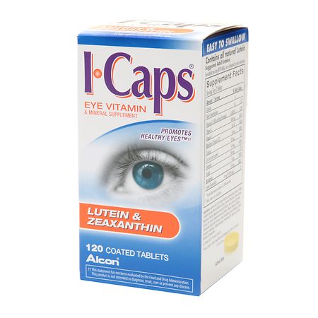 ICaps Eye Vitamin & Mineral Supplement Tablets - 120 coated tablets