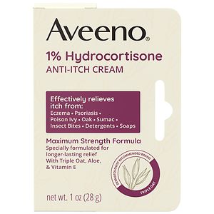 Aveeno Active Naturals 1% Hydrocortisone Anti-Itch Cream