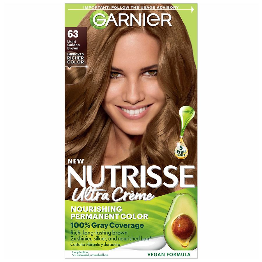 Garnier Nutrisse Nourishing Hair Color Creme Brown Sugar 63