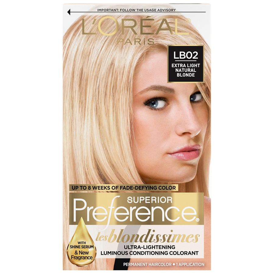 L'Oreal Paris Superior Preference Permanent Hair Color, Extra Light Natural LB02 Walgreens