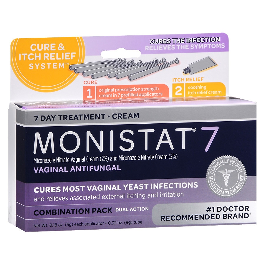 Monistat 7 Vaginal Antifungal Combination Pack