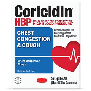 Coricidin HBP Chest Congestion & Cough Liqui-Gels