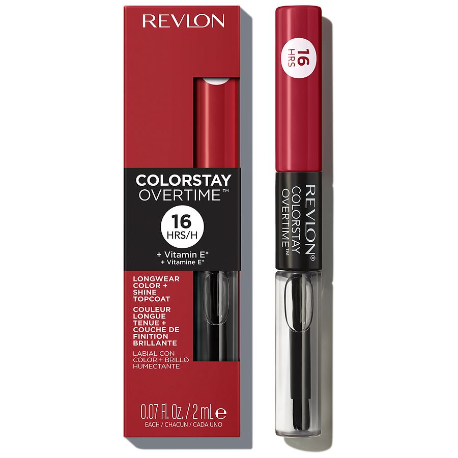 Revlon Colorstay Overtime Lipcolor and Topcoat, Ultimate Wine