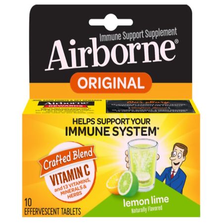 Airborne Effervescent Immune Support Supplement Tablets 