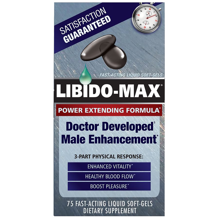 Libido Max Male Enhancement Dietary Supplement Liquid Soft Gels Walgreens