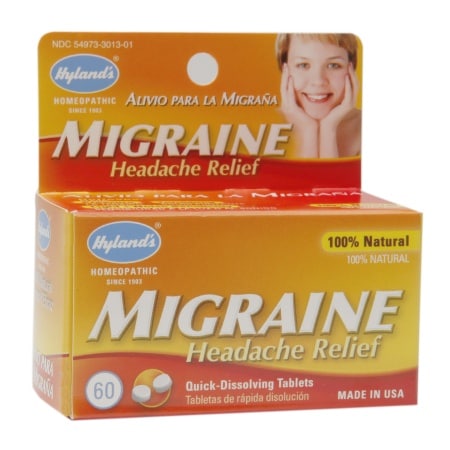 Hyland's Homeopathic Migraine Headache Relief Quick 