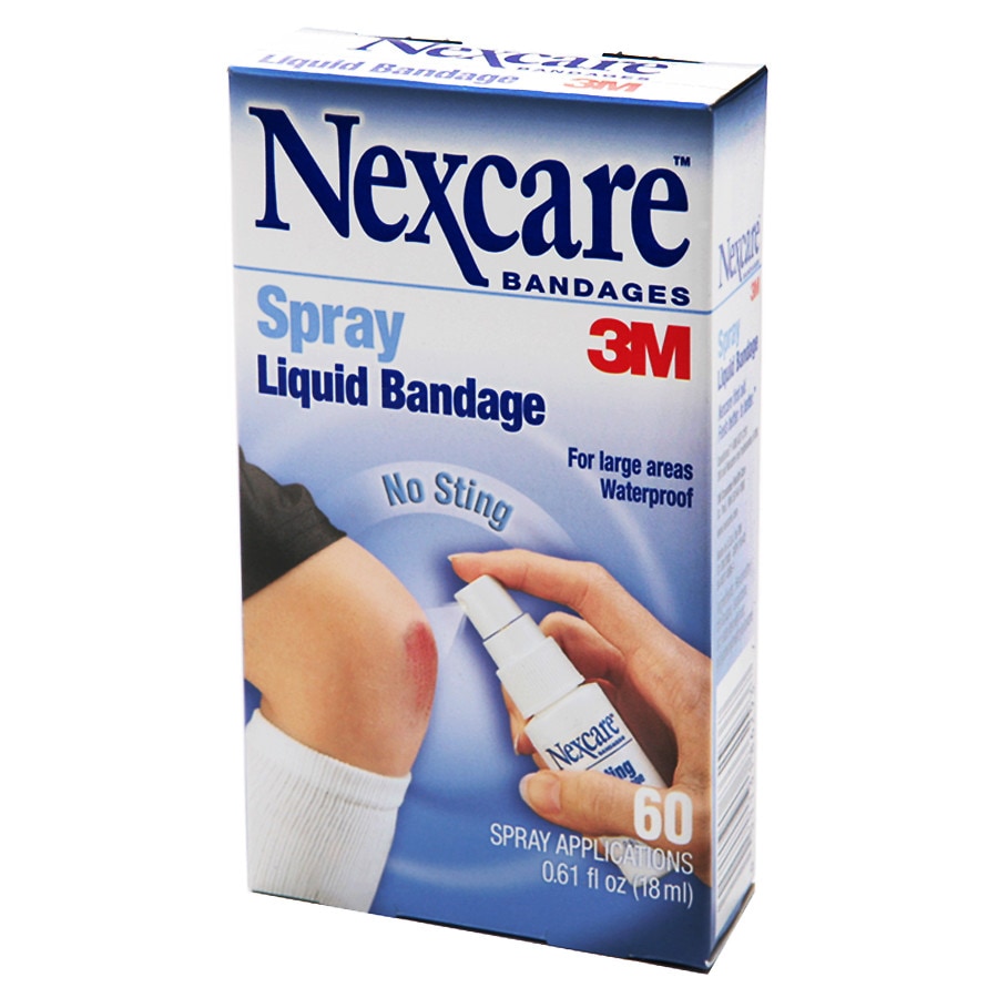 Nexcare No Sting Liquid Bandage Spray Walgreens