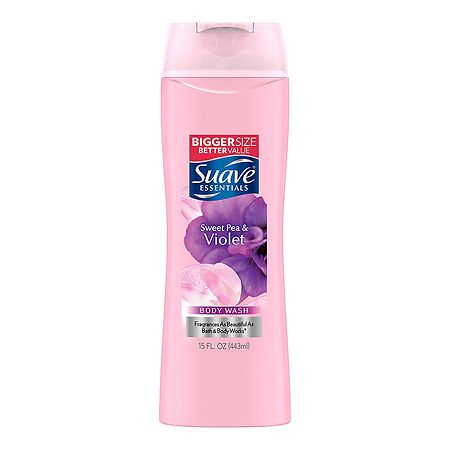 Suave Naturals Essentials Body Wash Sweet Pea & Violet - 12 