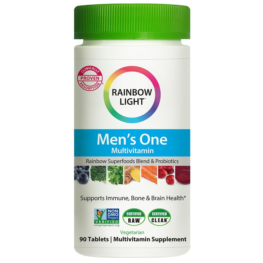 Rainbow Light Men's One High Potency Multivitamin Supplement