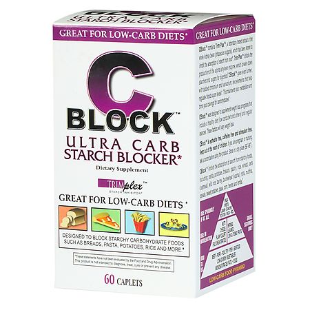 CBlock Ultra Carb Starch Blocker, Caplets - 60 ea
