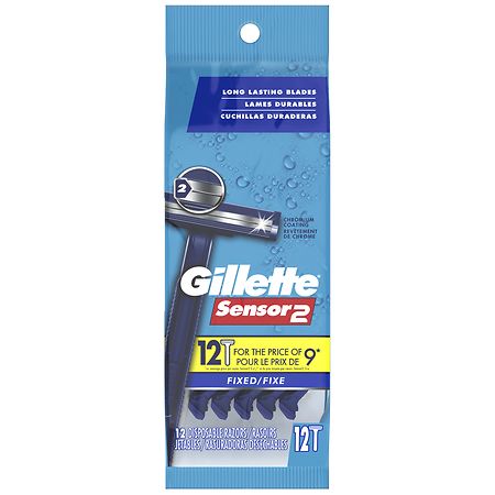 Gillette Sensor2 Disposable Razors - 12.0 ea