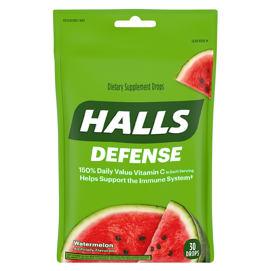  Halls Defense Cough Drops 