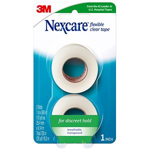 Nexcare First Aid Flexible Clear Tape 2 Pack 1