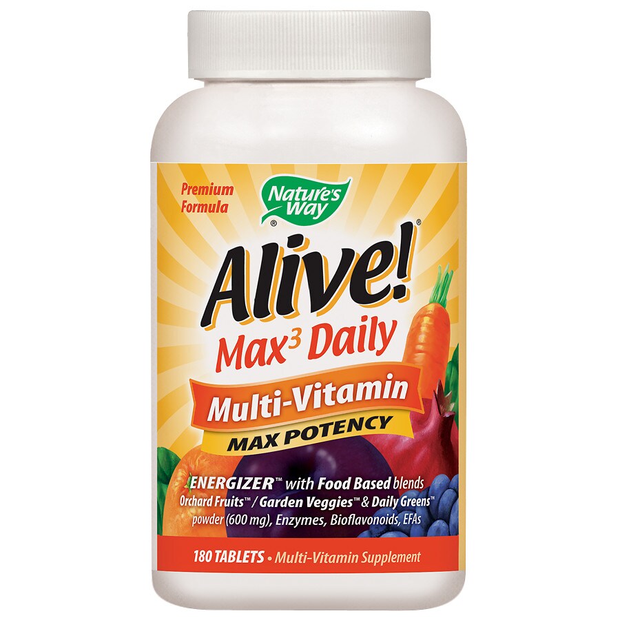 Nature's Way Alive! Whole Food Energizer Multivitamin, Tablets