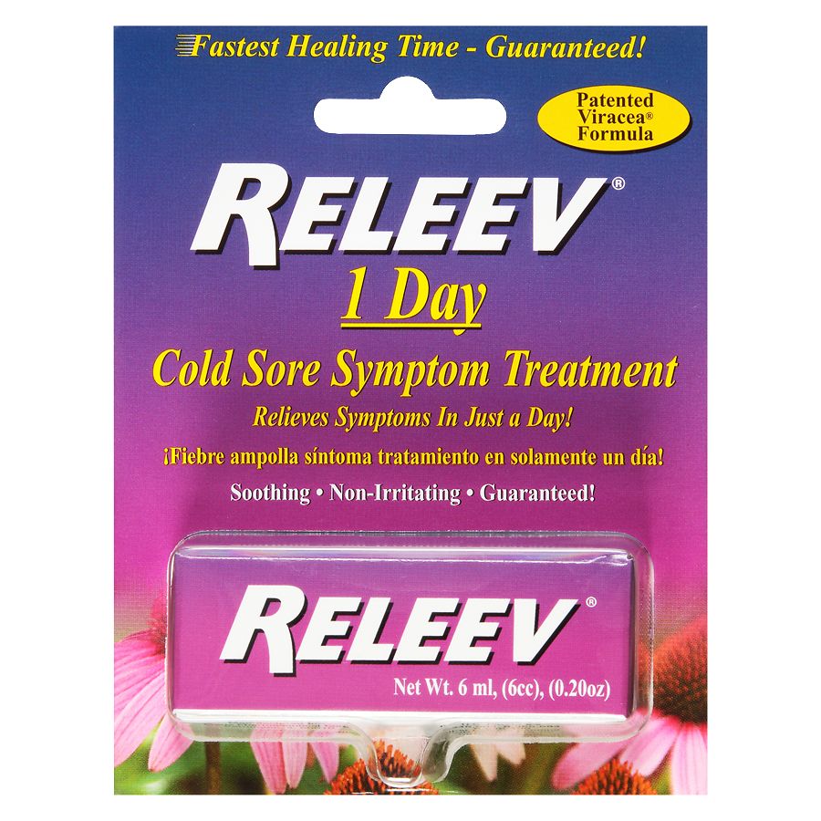 Releev 1 Day Cold Sore Symptom Treatment Walgreens