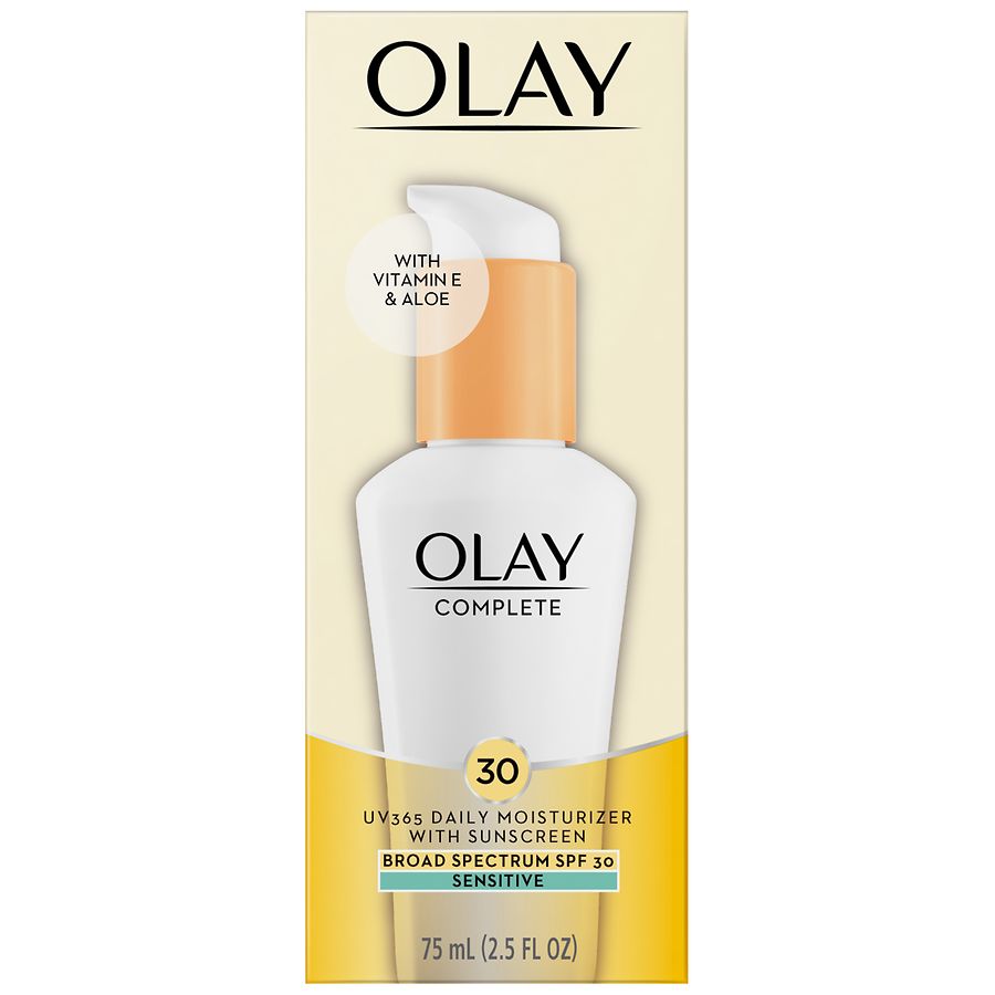 galop benzine Hallo Olay Lotion Moisturizer with SPF 30 Sensitive | Walgreens