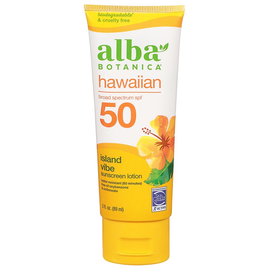 alba botanica hawaiian sunscreen ingredients