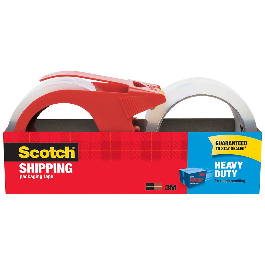 Scotch Heavy Duty Shipping Packaging Tape 1 In X 38 2 Yd 1 In X 38 2 Yd Walgreens