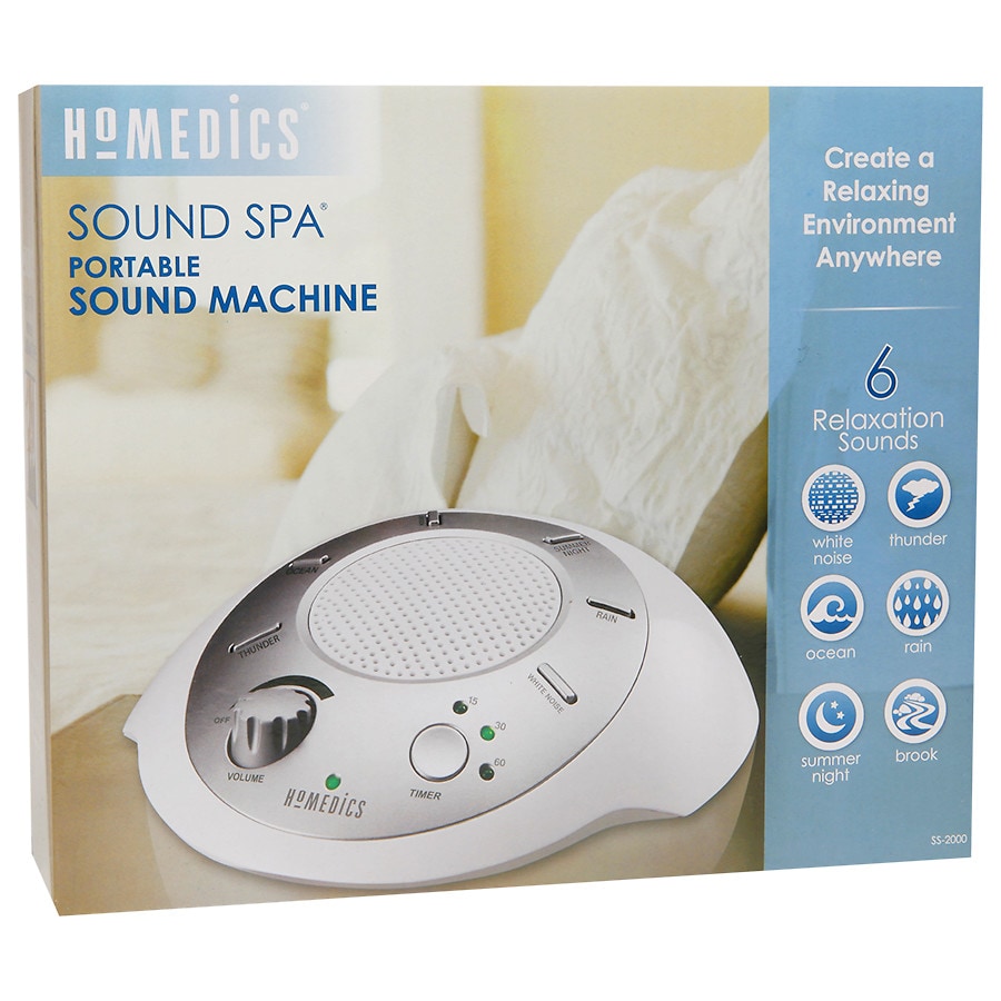  HoMedics Sound Spa Portable Sound Machine 