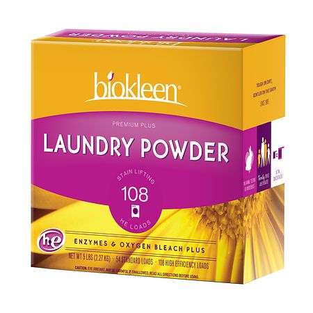 Biokleen Premium Plus All Temperature Laundry Powder with Enzymes